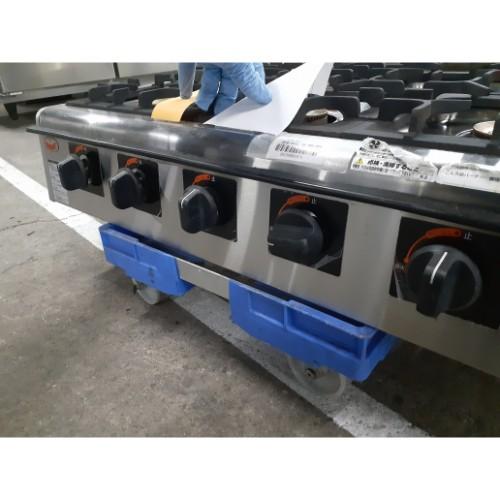 ガステーブルコンロ ニュー飯城 マルゼン M-825C 都市ガス 業務用 中古