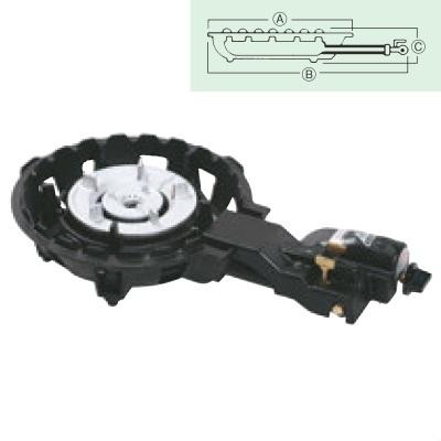 MD-Z208P LP 鋳物コンロ 三重バーナー 自動点火バーナー 立チ消エ安全