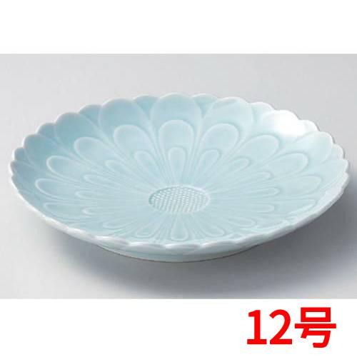大皿 青白磁菊彫 青白磁菊彫 12号皿 有田焼 高さ55mm 口径 370 業務用 大皿 新品 業務用厨房 機器用品inbis 12号皿 有田焼 通販