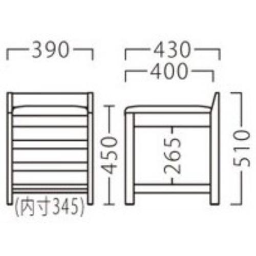 業務用椅子【プロシード】タナーイスA-NA 11900-A 幅390×奥行430×高さ510 シート高450(mm)/業務用/新品/送料無料_2