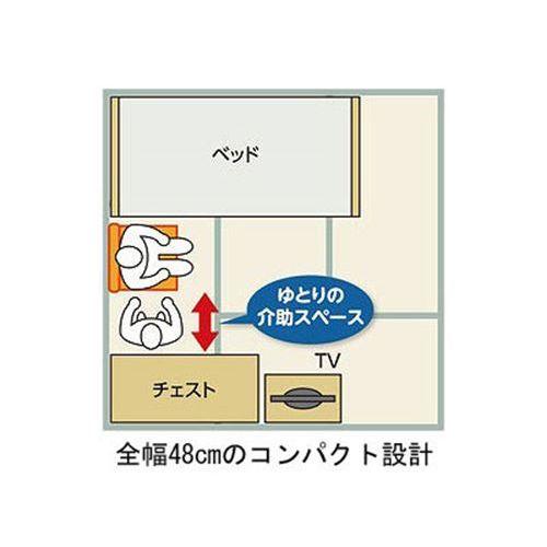 安寿 家具調トイレセレクトR コンパクト/【533-884 ソフト快適脱臭】×1組/業務用/新品/送料無料_2
