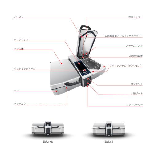 iVario 2-XS 【ラショナル】多機能調理器 Wi-Fi+低温調理+iZoneControl