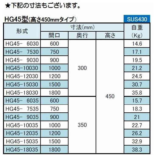 シンコー 吊戸棚 ガラス戸 幅600×奥行300×高さ450 (HG45-6030)(送料無料)(業務用)_2