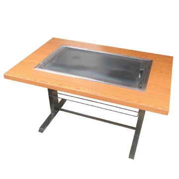 業務用/新品 伊東金属 お好み焼きテーブル 幅800×奥行750×高さ700 (IM 