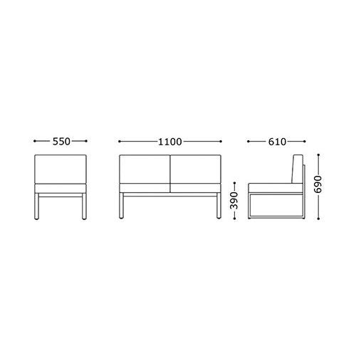 業務用椅子 CHERRY(チェリー) クレモアM (肘なし)(既製品)/業務用/新品/送料無料_3