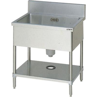 ☆地域限定送料無料☆工場整備品☆一槽シンク　幅620 ステンレス BS1-066,BS1-066N 【マルゼン】 一槽シンク 幅600×奥行600×高さ800
