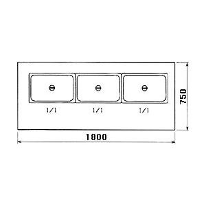 電気ウォーマーテーブル　業務用マルゼン　キャビネットタイプ　送料無料　幅1800×奥行750×高さ800　MEWC-187