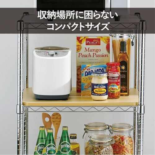 MR-E520W【ツインバード】コンパクト精米器精米御膳 幅195×奥行265×高さ235(mm)/家庭用/新品/送料無料_4