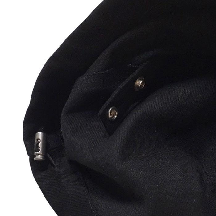 エーエフアーティファクト A.F ARTEFACT DENIM TUCK WIDE PANTS Ver 26SS black afartefact-ag-10080-3の画像