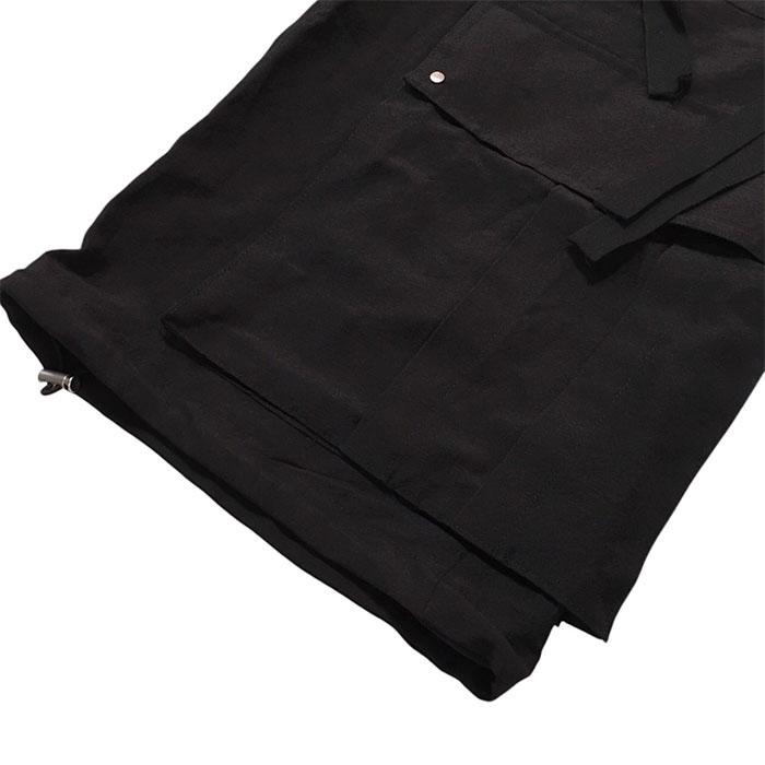 エーエフアーティファクト A.F ARTEFACT CARGO WIDE WITH HANGINGSTRAPS PANTS black afartefact-ag-13058の画像