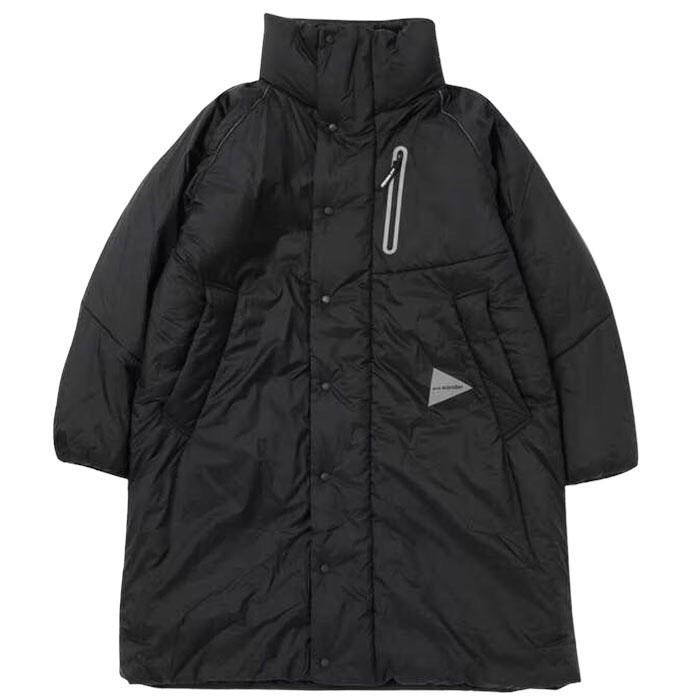 and wander アンドワンダー PRIMALOFT rip coat black andwander and wander アンドワンダー PRIMALOFT rip coat black andwander