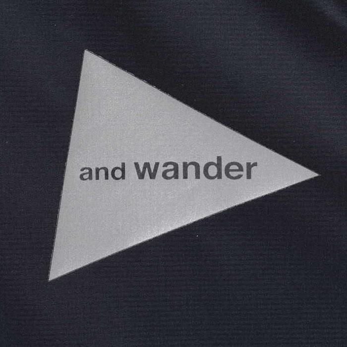 アンドワンダー and wander PERTEX wind T black andwander-5744121113｜incense-web-shop｜05