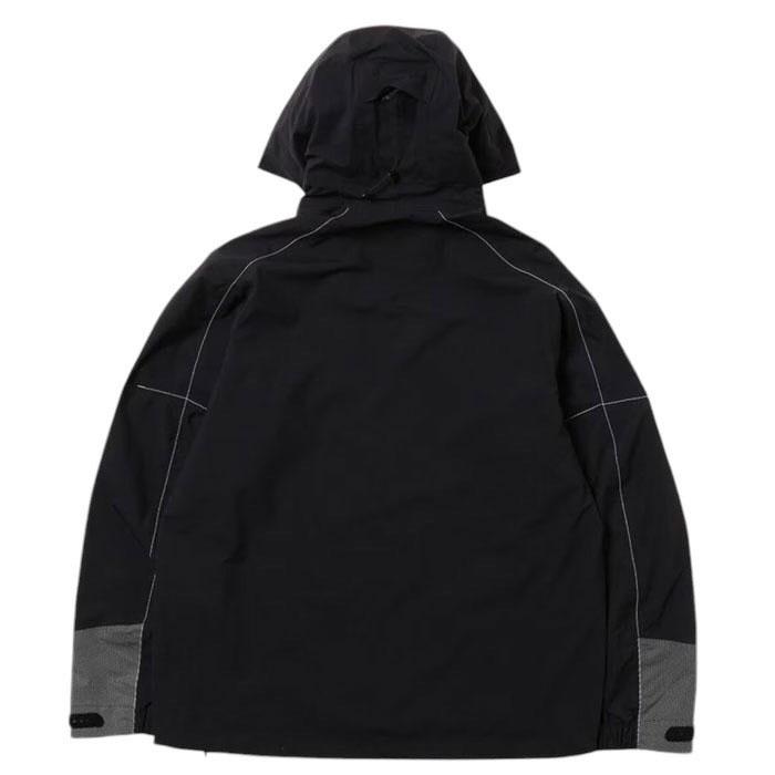 and wander アンドワンダー PERTEX SHIELD rain jacket black and wander アンドワンダー PERTEX SHIELD rain jacket black
