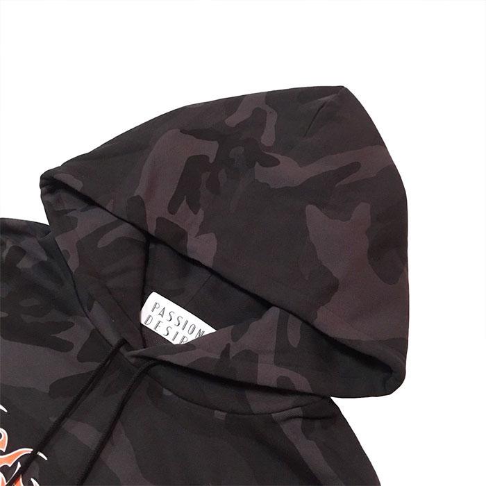 SALE セール】コンダクター el conductorH CAMOUFLAGE HOODED SWEATER 