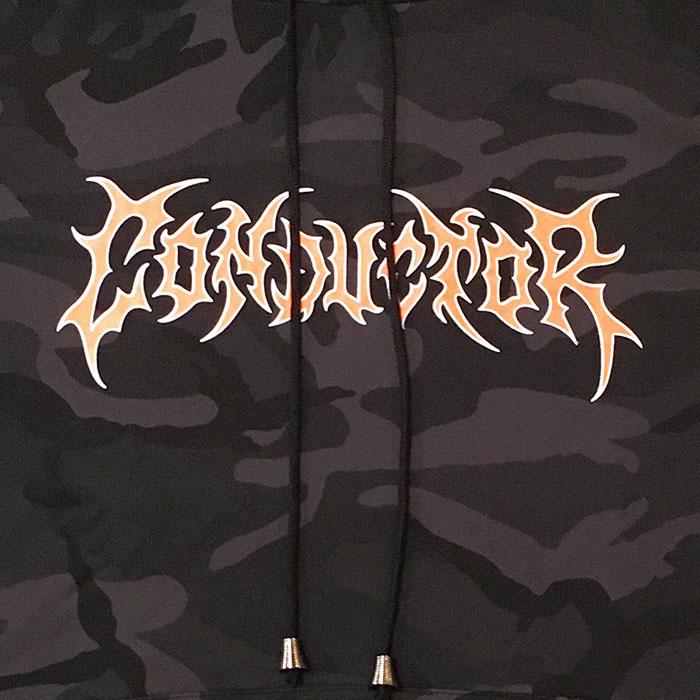 SALE セール】コンダクター el conductorH CAMOUFLAGE HOODED SWEATER 