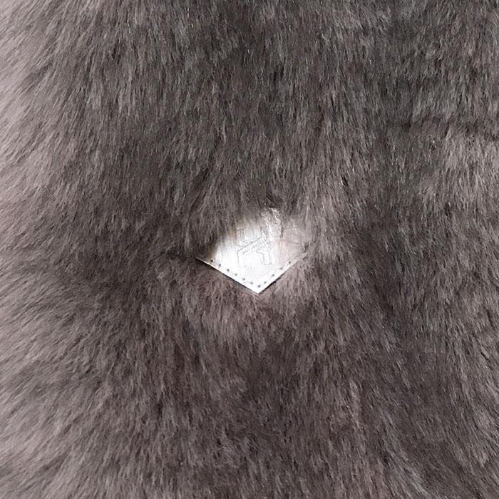 【SALE セール】コンダクター el conductorH CHEMICAL FUR BLOUSON silver elconductorH-PD25AJ03の画像
