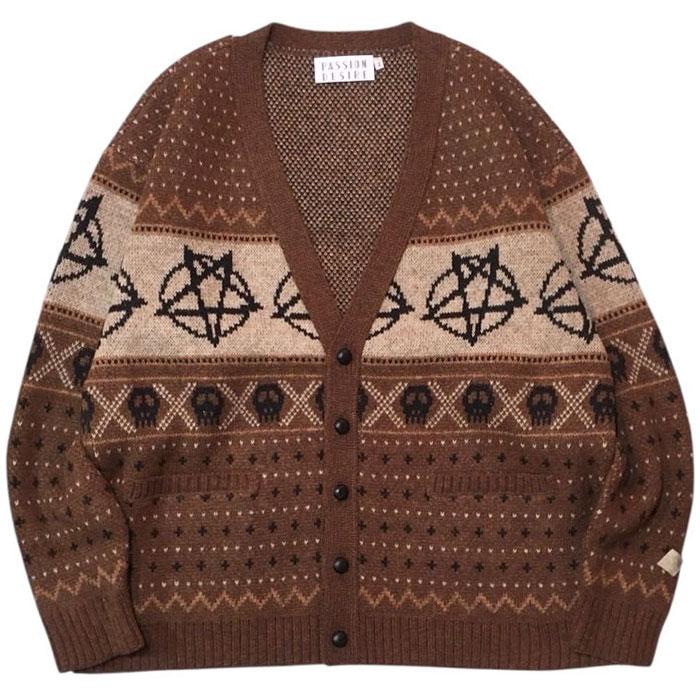 SALE セール】コンダクター el conductorH WOOL NORDIC KNIT CARDIGAN