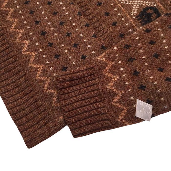 SALE セール】コンダクター el conductorH WOOL NORDIC KNIT CARDIGAN