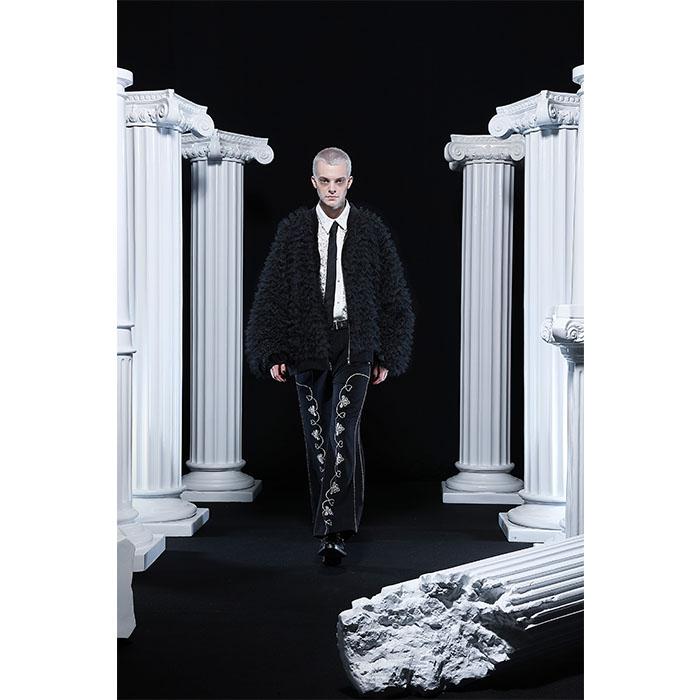 el conductorH 【25SS】 ワッフルテール ロングスリーブ NVRFRGT - 【25SS】ワッフル サーマル ロングスリーブ 長袖 T