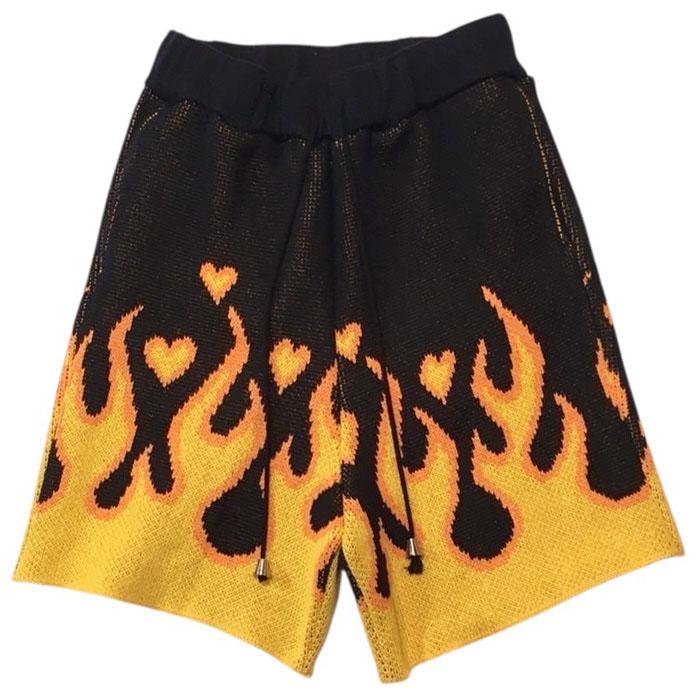 SALE セール】コンダクター el conductorH COTTON KNIT FLAME PATTERN