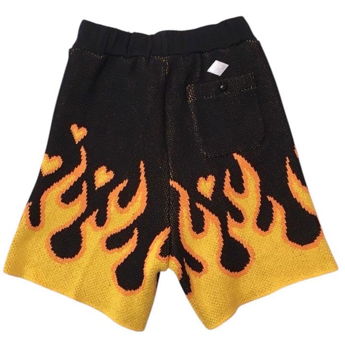 SALE セール】コンダクター el conductorH COTTON KNIT FLAME PATTERN