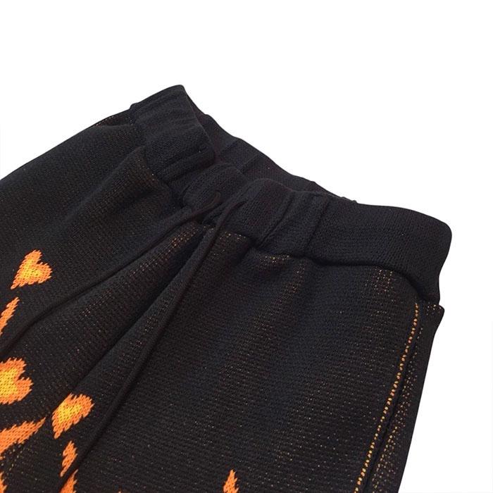 SALE セール】コンダクター el conductorH COTTON KNIT FLAME PATTERN