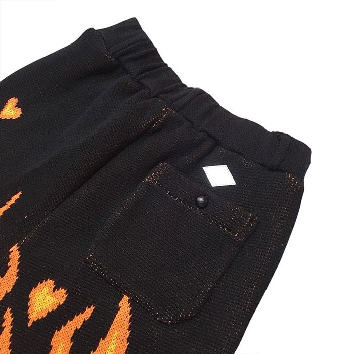 SALE セール】コンダクター el conductorH COTTON KNIT FLAME PATTERN