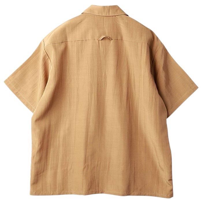 JieDa 【SALE セール】 ジエダ RAYON WOOL OPEN COLLAR SHIRT SS