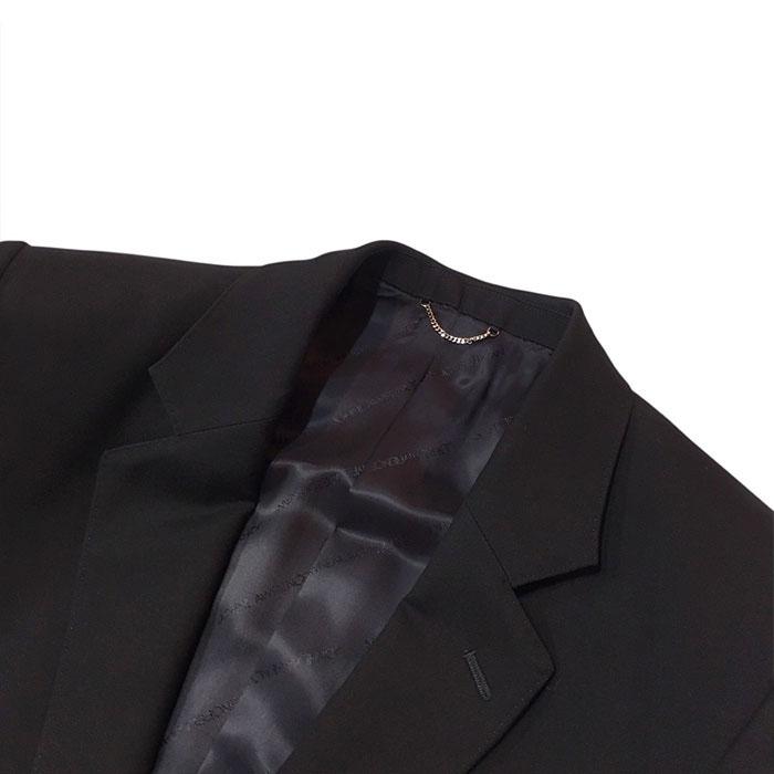 ジョンローレンスサリバン JOHN LAWRENCE SULLIVAN Wool single breasted jacket black JLS-01-01の画像