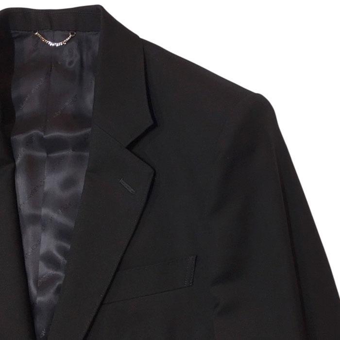 ジョンローレンスサリバン JOHN LAWRENCE SULLIVAN Wool single breasted jacket black JLS-01-01の画像