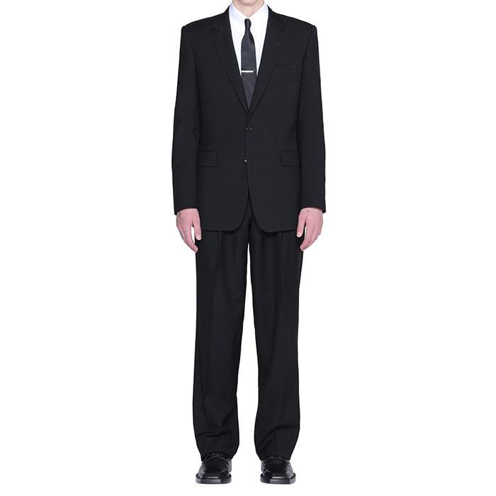 ジョンローレンスサリバン JOHN LAWRENCE SULLIVAN Wool single breasted jacket black JLS-01-01の画像