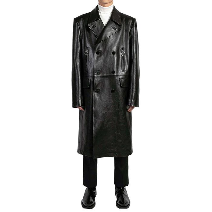 ジョンローレンスサリバン　ロングコート　新品未使用タグ付き　人気 ジョン ローレンス サリバンのオーバーサイズトレンチ＆“ダブル