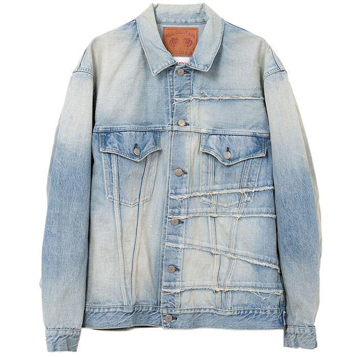 KAMIYA カミヤ KAMIYA FULLCOUNT x KAMIYA Switching Denim Jacket