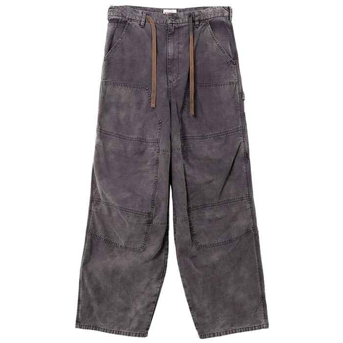 【新品未使用】 KAMIYA カミヤ パンツ カミヤ KAMIYA Repaired Serge Work Pants （Black） -FASCINATE