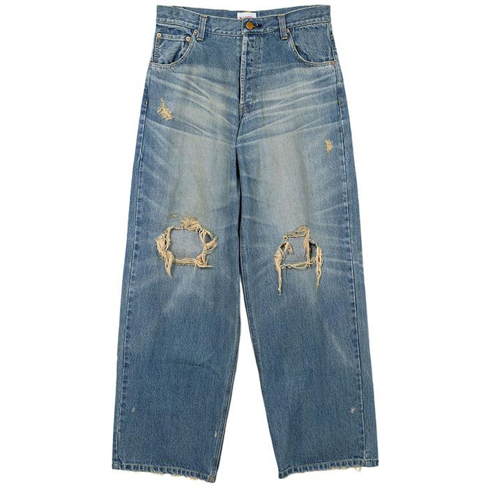 ⚠️最終値下げ　KAMIYA カミヤ　Denim Wide Pants 正規品 ⚠️最終値下げ KAMIYA カミヤ Denim Wide Pants 正規品 - メルカリ