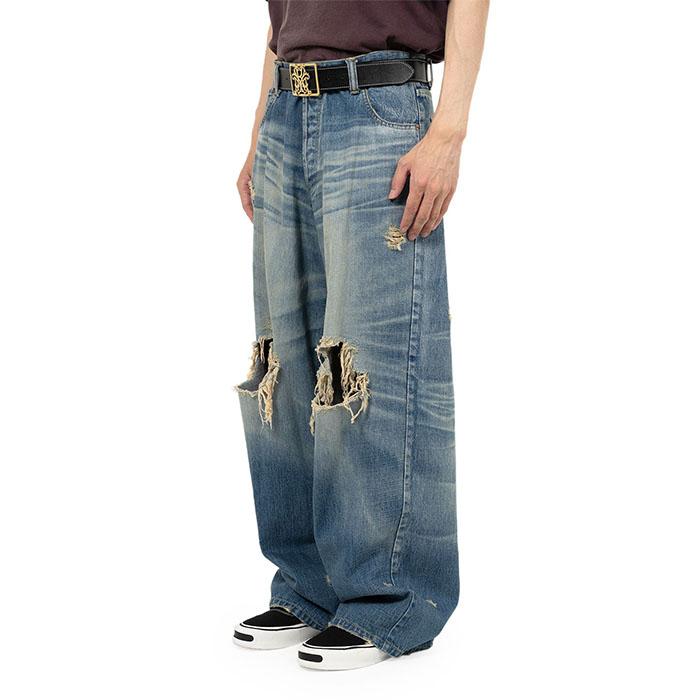 ⚠️最終値下げ　KAMIYA カミヤ　Denim Wide Pants 正規品 カミヤ KAMIYA Denim Wide Pants （BLACK） -FASCINATE