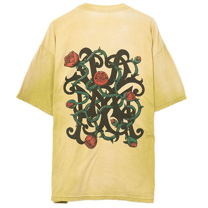 25ss KAMIYA ROSE Distressed Pocket Tee