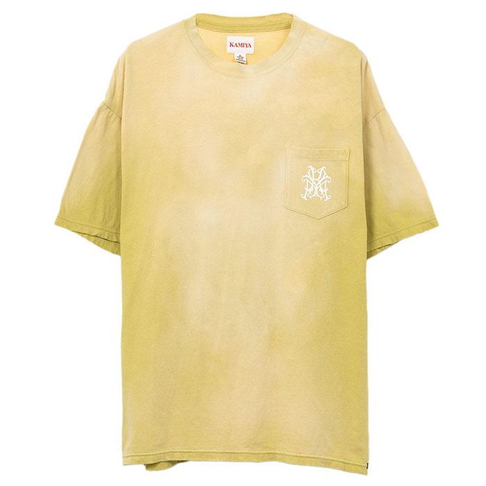 KAMIYA 【SALE セール】カミヤ KAMIYA KMY ROSE Distressed Pocket Tee