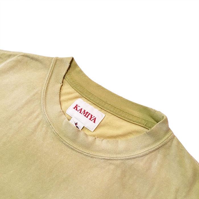 KAMIYA 【SALE セール】カミヤ KAMIYA KMY ROSE Distressed Pocket Tee