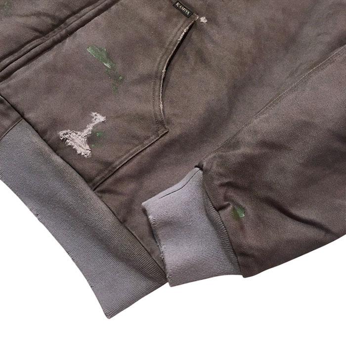 カミヤ KAMIYA BORO Boa Duck Zip Parka gray KAMIYA-G15BL101の画像