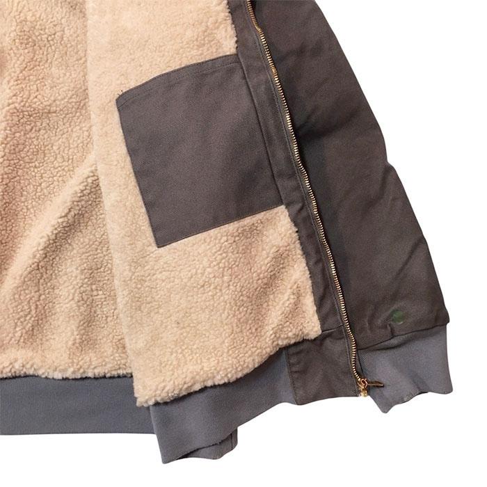 カミヤ KAMIYA BORO Boa Duck Zip Parka gray KAMIYA-G15BL101の画像