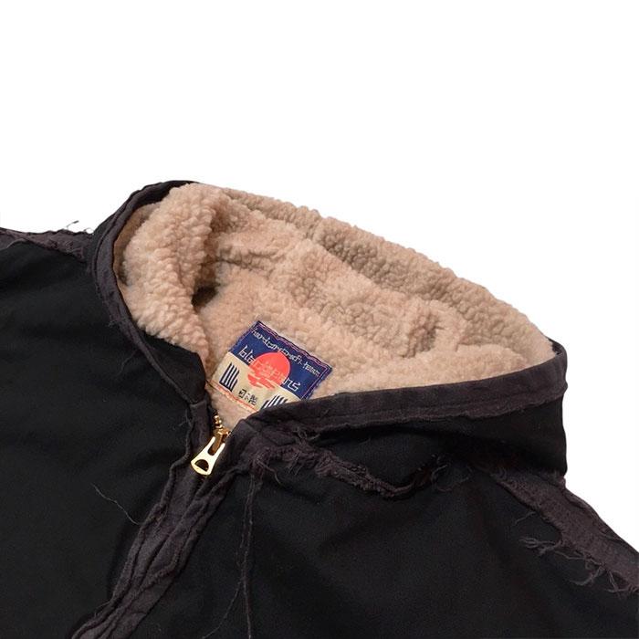 カミヤ KAMIYA x blackmeans Deconstructed Zip Parka black KAMIYA-G15BM101の画像
