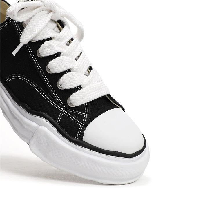 ミハラヤスヒロ Maison MIHARA YASUHIRO PETERSON Original sole canvas lowcut sneaker black MIHARAYASUHIRO-A01FW702の画像