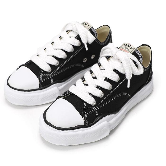 ミハラヤスヒロ Maison MIHARA YASUHIRO PETERSON Original sole canvas lowcut sneaker black MIHARAYASUHIRO-A01FW702の画像