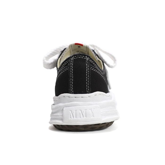 ミハラヤスヒロ Maison MIHARA YASUHIRO HANK original sole toe cap sneaker LOW canvas black MIHARAYASUHIRO-A05FW702の画像