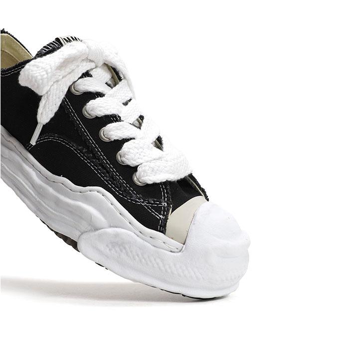 ミハラヤスヒロ Maison MIHARA YASUHIRO HANK original sole toe cap sneaker LOW canvas black MIHARAYASUHIRO-A05FW702の画像