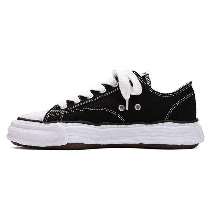 ミハラヤスヒロ Maison MIHARA YASUHIRO PETERSON23 Original sole canvas lowtop sneaker black MIHARAYASUHIRO-A11FW702の画像
