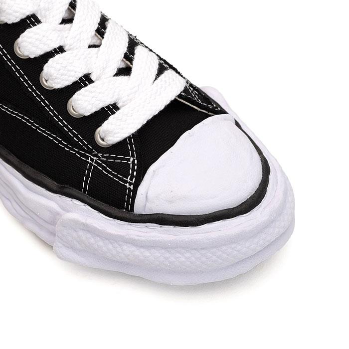 ミハラヤスヒロ Maison MIHARA YASUHIRO PETERSON23 Original sole canvas lowtop sneaker black MIHARAYASUHIRO-A11FW702の画像