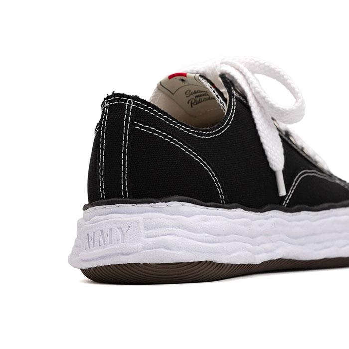 ミハラヤスヒロ Maison MIHARA YASUHIRO PETERSON23 Original sole canvas lowtop sneaker black MIHARAYASUHIRO-A11FW702の画像