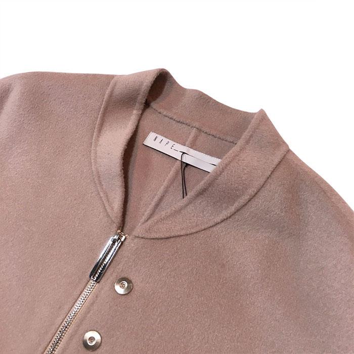 ネイプ NAPE_ DOUBLE FACE BOMBER pink beige NAPE-685の画像